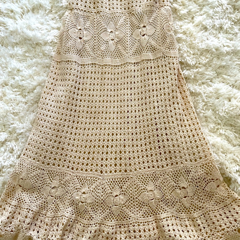 New, never worn but without tags, bohemian style maxi length skirt.